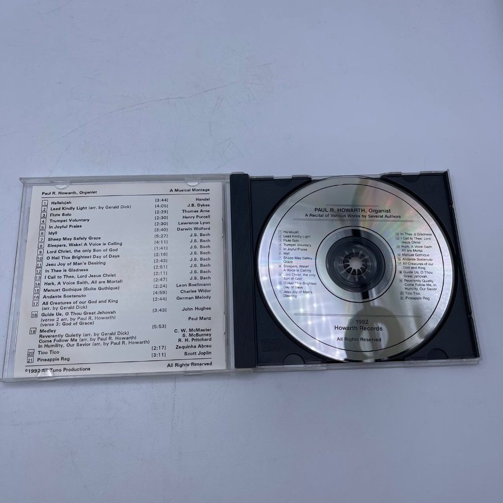 Paul R Howarth Organist, A Music Montage, 1992, Rare CD - Picture 3 of 7